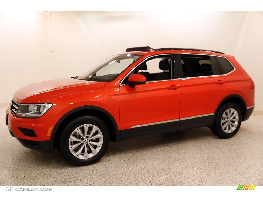Habanero Orange Metallic 2018 Volkswagen Tiguan SE 4MOTION Exterior Photo #131156704