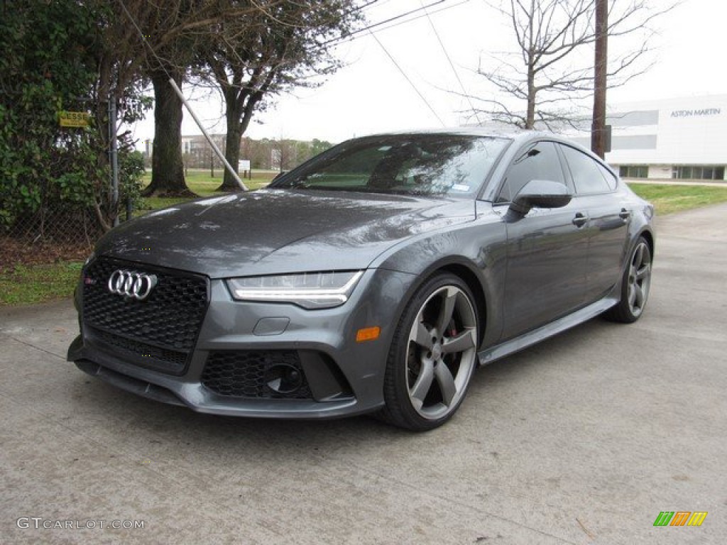 Daytona Gray Pearl Effect 2016 Audi RS 7 4.0 TFSI quattro Exterior Photo #131157016