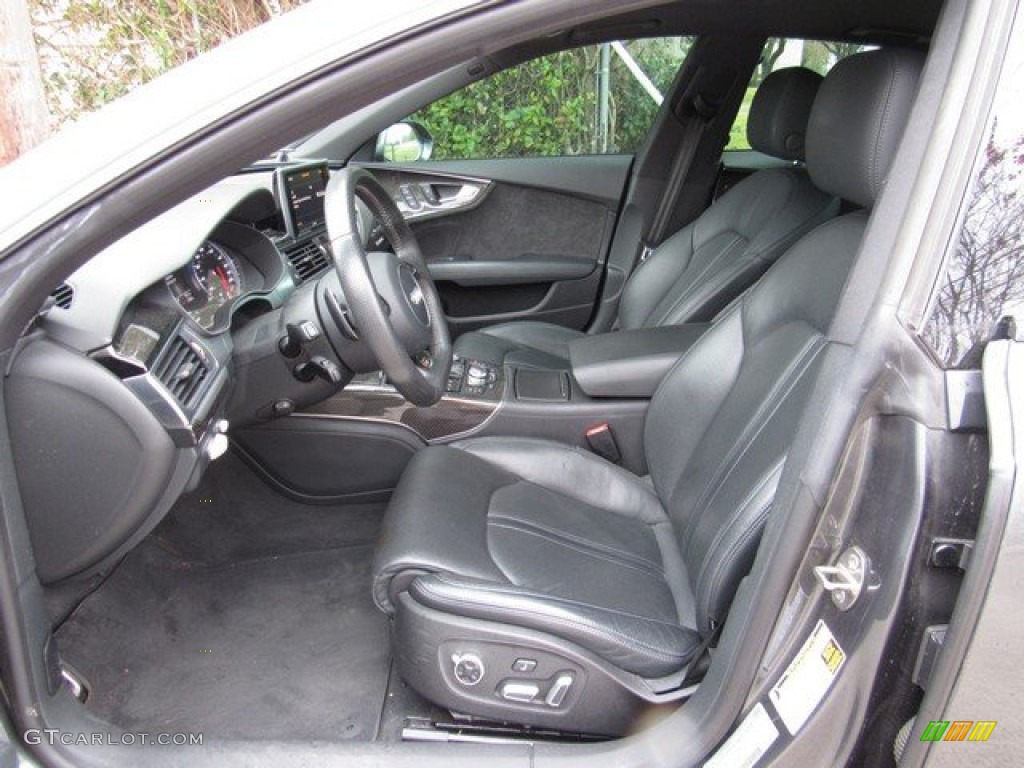 Black Perforated Valcona Interior 2016 Audi RS 7 4.0 TFSI quattro Photo #131157055
