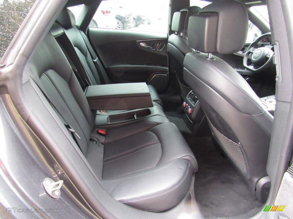 Black Perforated Valcona Interior 2016 Audi RS 7 4.0 TFSI quattro Photo #131157133