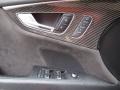 2016 Audi RS 7 Black Perforated Valcona Interior Door Panel Photo