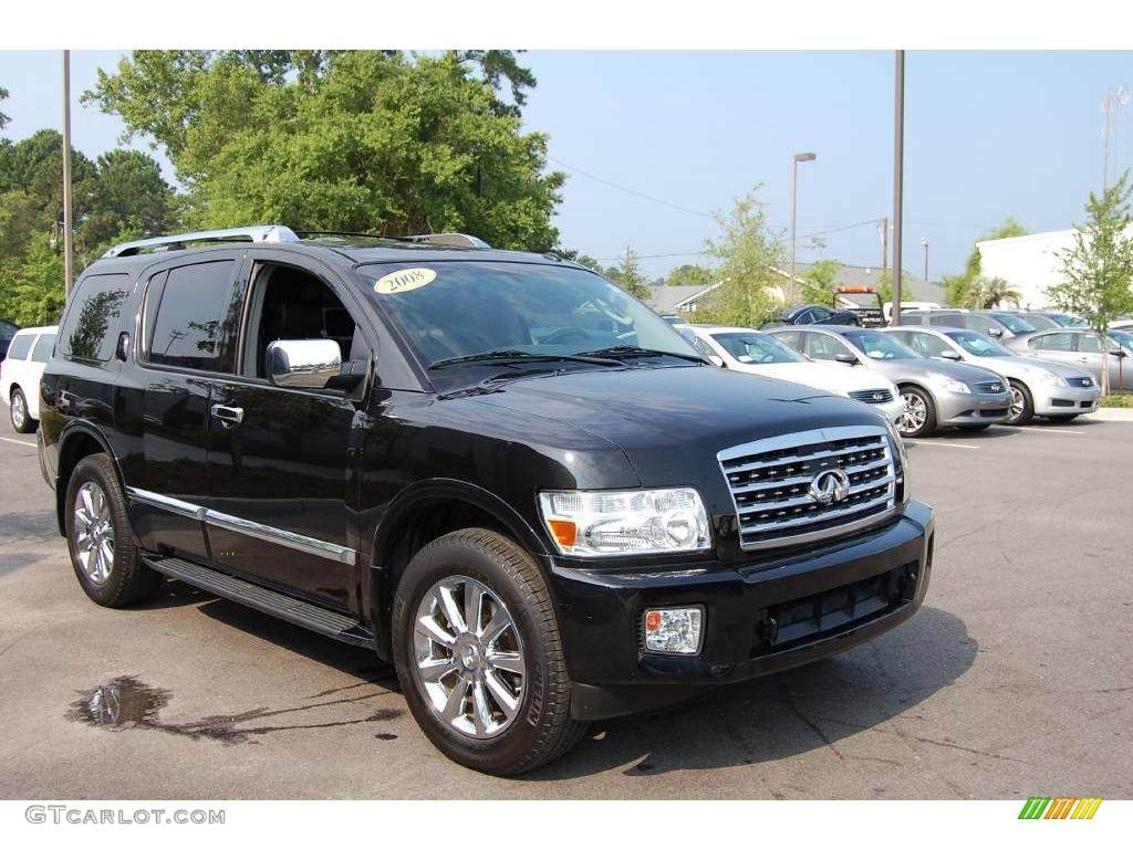 Liquid Onyx Black Infiniti QX