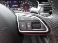 2016 Audi RS 7 Black Perforated Valcona Interior Steering Wheel Photo