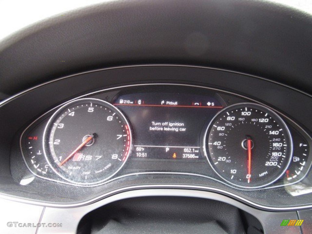 2016 Audi RS 7 4.0 TFSI quattro Gauges Photo #131157277