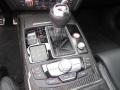 2016 Audi RS 7 Black Perforated Valcona Interior Transmission Photo