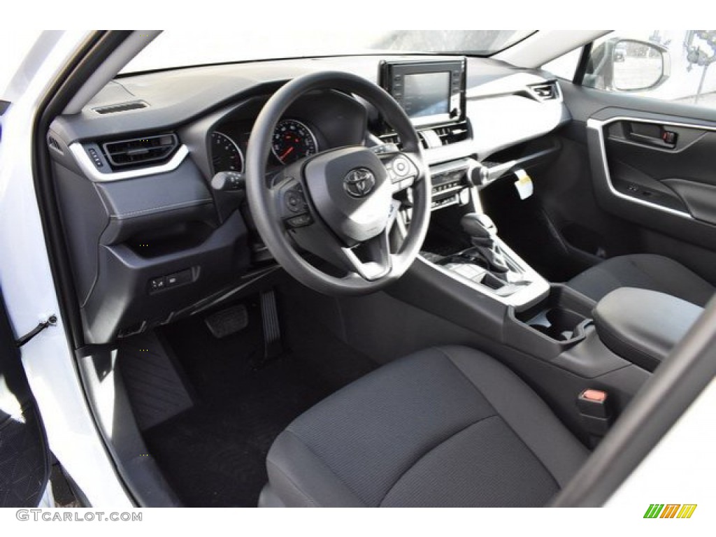 2019 RAV4 LE AWD - Super White / Black photo #5