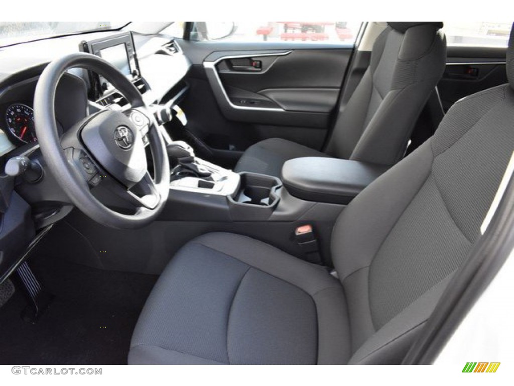 2019 RAV4 LE AWD - Super White / Black photo #6