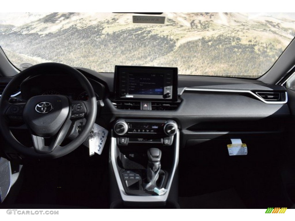 2019 RAV4 LE AWD - Super White / Black photo #8