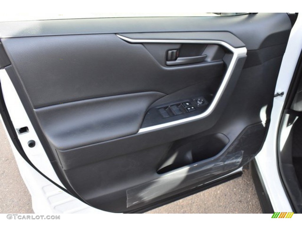 2019 RAV4 LE AWD - Super White / Black photo #19