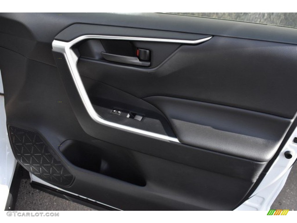 2019 RAV4 LE AWD - Super White / Black photo #21