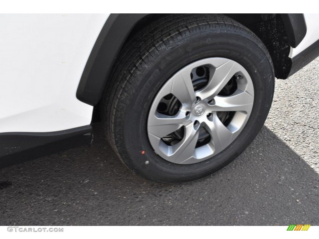 2019 RAV4 LE AWD - Super White / Black photo #33