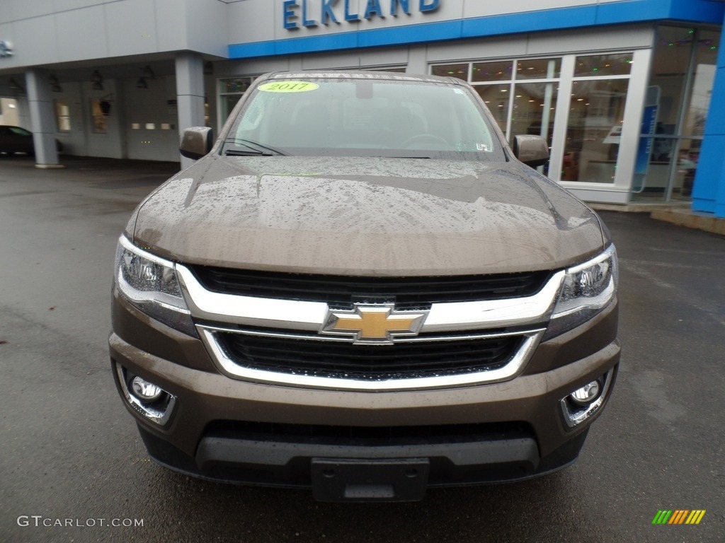 2017 Colorado LT Crew Cab 4x4 - Brownstone Metallic / Jet Black photo #2