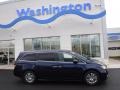 2016 Obsidian Blue Pearl Honda Odyssey EX-L  photo #2