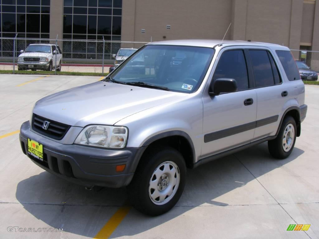 2001 CR-V LX - Satin Silver Metallic / Dark Gray photo #7