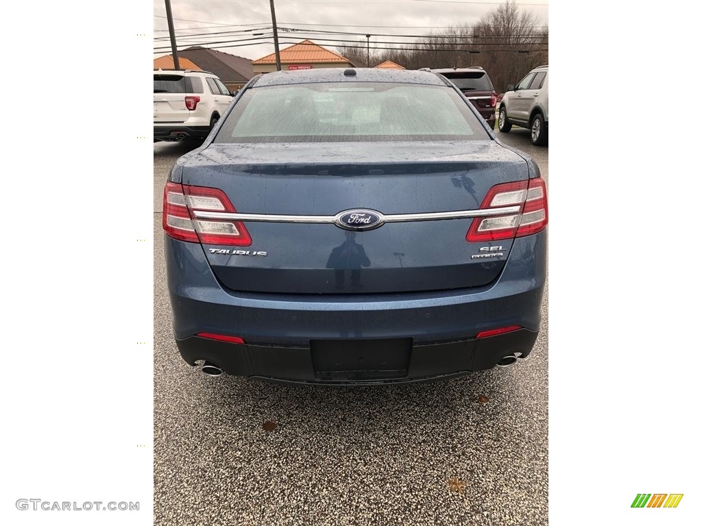 2019 Taurus SEL - Blue Metallic / Dune photo #3