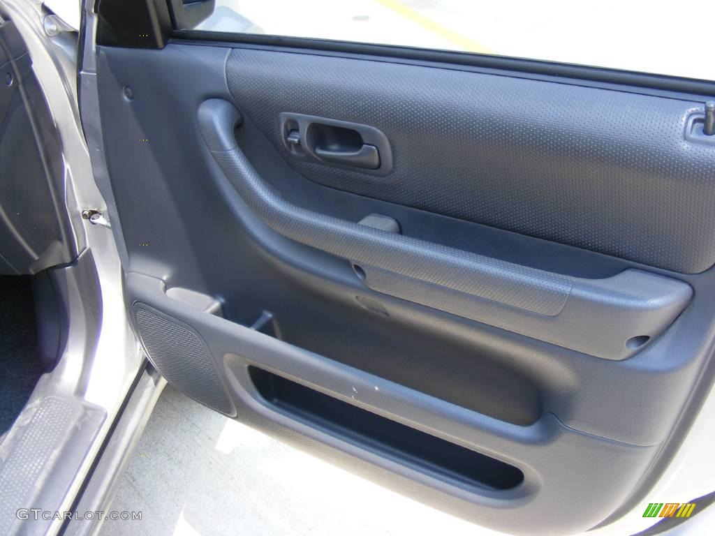 2001 CR-V LX - Satin Silver Metallic / Dark Gray photo #16