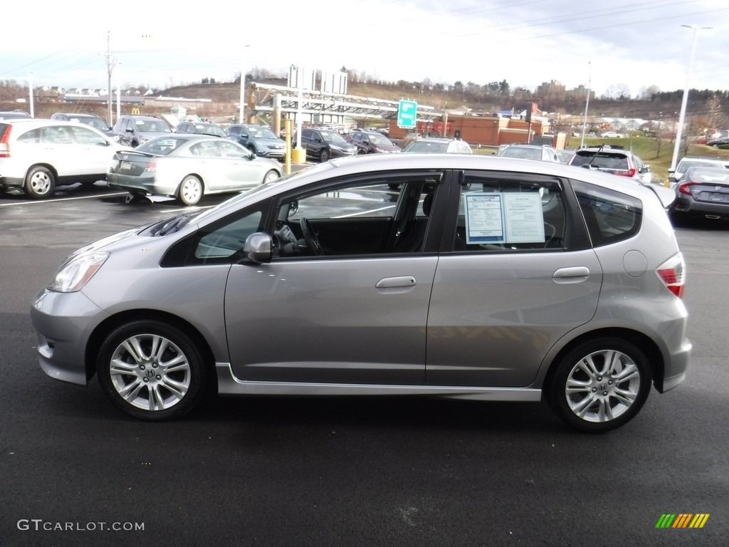 2010 Fit Sport - Storm Silver Metallic / Sport Black photo #6