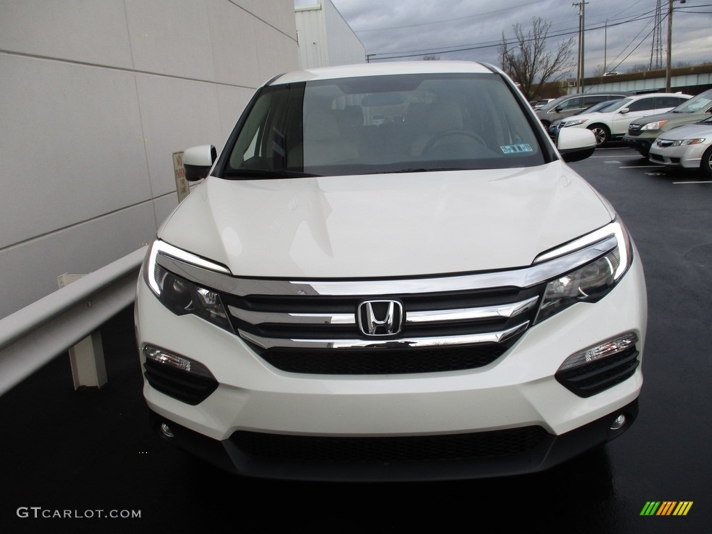 2016 Pilot EX AWD - White Diamond Pearl / Beige photo #8