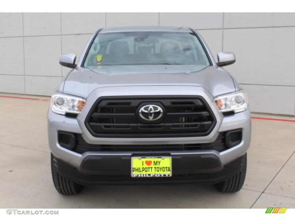 2019 Tacoma SR Double Cab - Silver Sky Metallic / Cement Gray photo #3