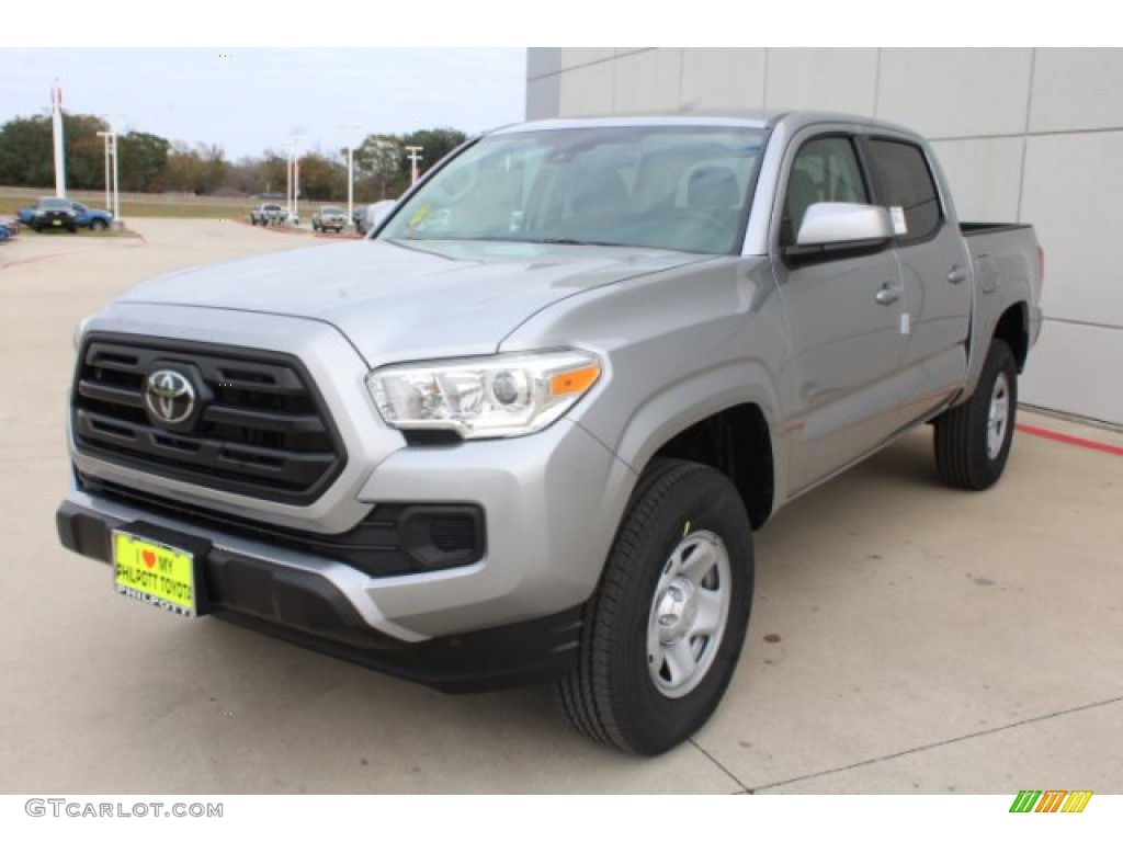 2019 Tacoma SR Double Cab - Silver Sky Metallic / Cement Gray photo #4