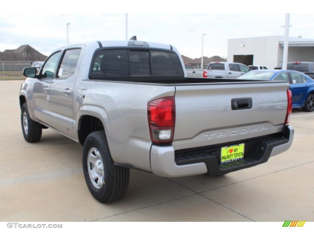 2019 Tacoma SR Double Cab - Silver Sky Metallic / Cement Gray photo #6