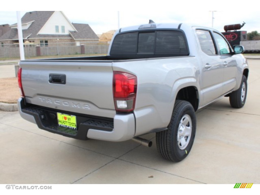 2019 Tacoma SR Double Cab - Silver Sky Metallic / Cement Gray photo #8