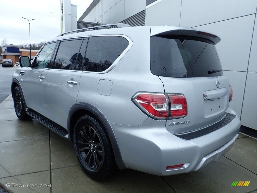 2018 Armada Platinum 4x4 - Brilliant Silver / Charcoal photo #3