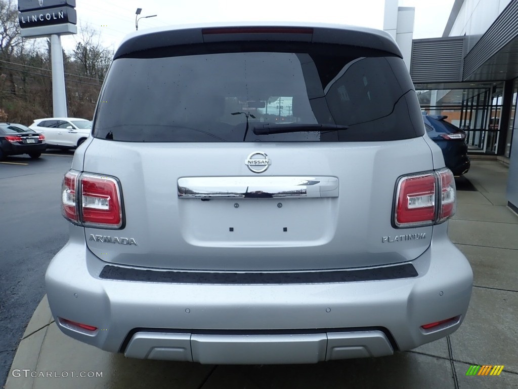 2018 Armada Platinum 4x4 - Brilliant Silver / Charcoal photo #4