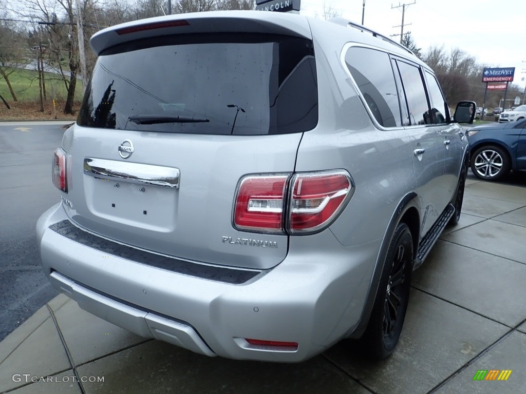2018 Armada Platinum 4x4 - Brilliant Silver / Charcoal photo #6