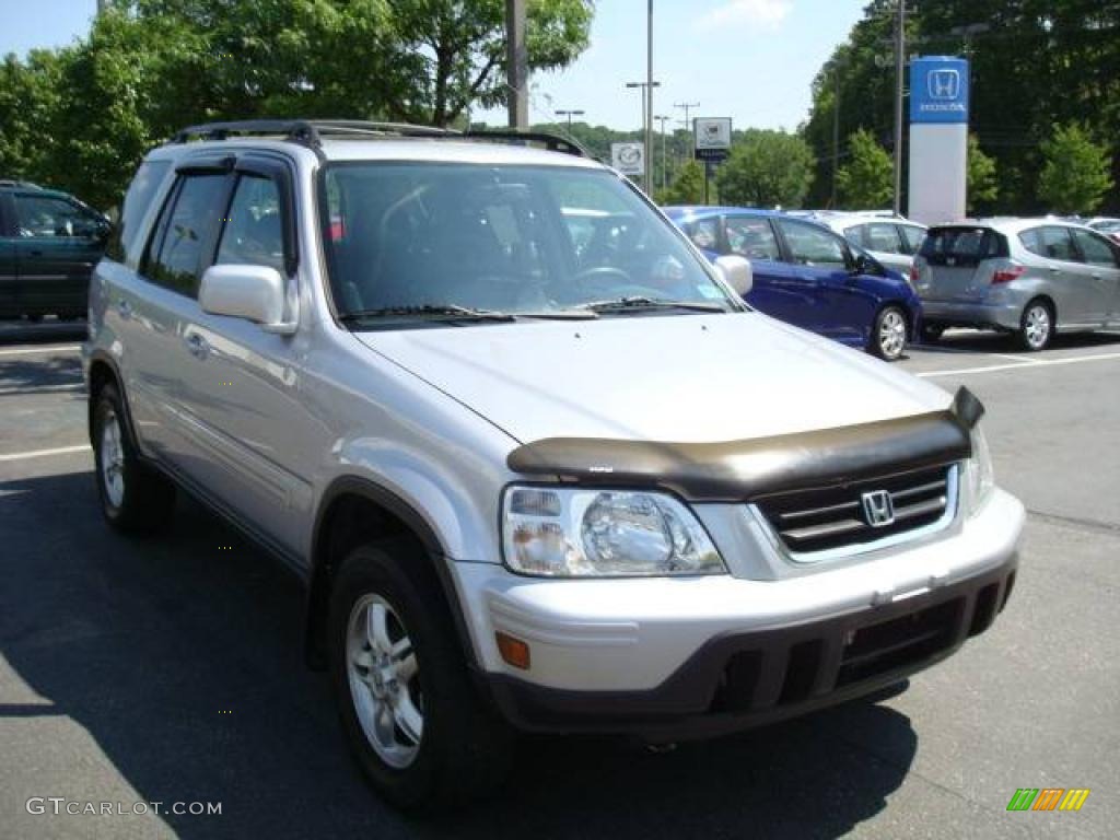 2001 CR-V Special Edition 4WD - Satin Silver Metallic / Dark Gray photo #5