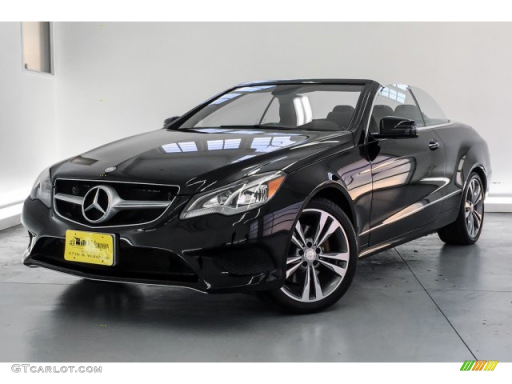 2016 E 400 Cabriolet - Black / Black photo #12