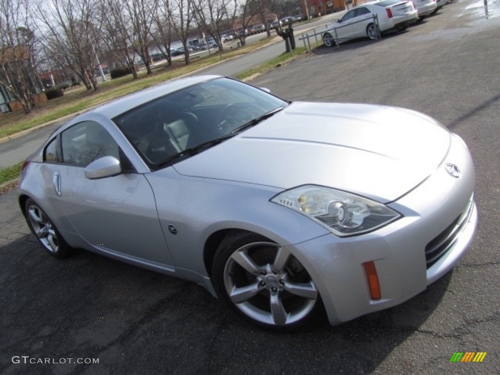 2006 350Z Touring Coupe - Silverstone Metallic / Charcoal Leather photo #3