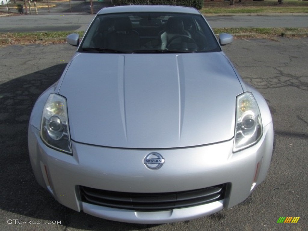2006 350Z Touring Coupe - Silverstone Metallic / Charcoal Leather photo #5