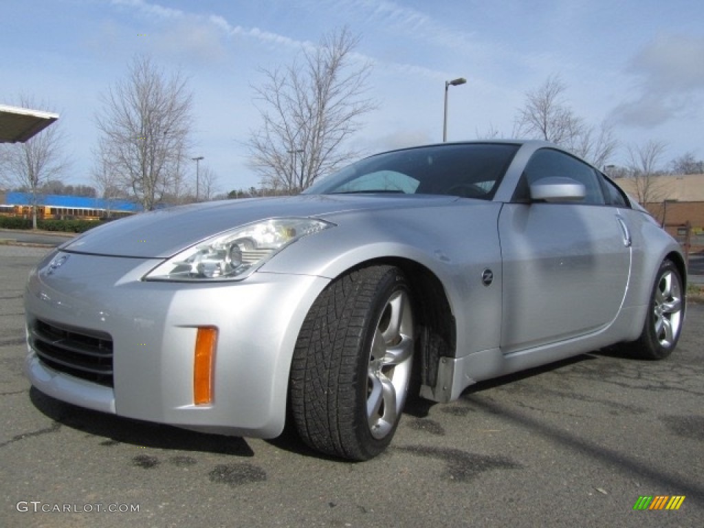 2006 350Z Touring Coupe - Silverstone Metallic / Charcoal Leather photo #6