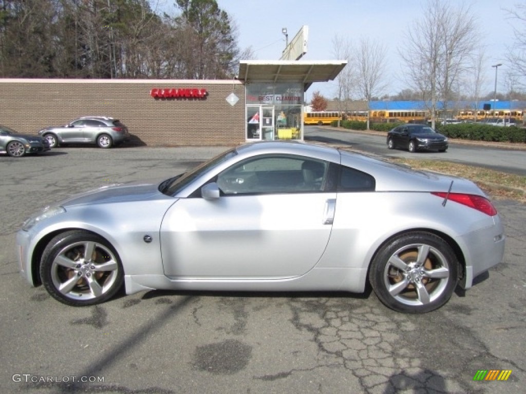 2006 350Z Touring Coupe - Silverstone Metallic / Charcoal Leather photo #7