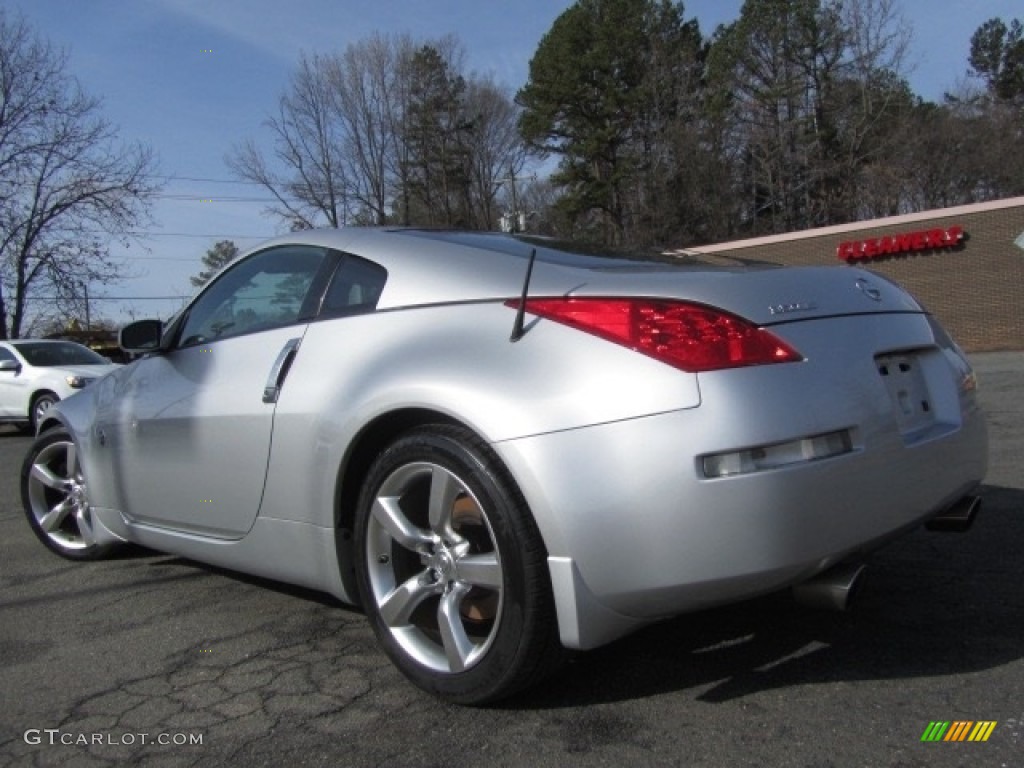 2006 350Z Touring Coupe - Silverstone Metallic / Charcoal Leather photo #8