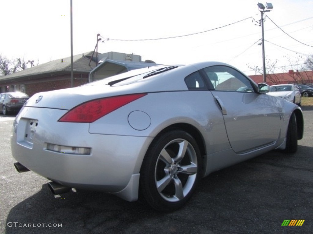 2006 350Z Touring Coupe - Silverstone Metallic / Charcoal Leather photo #10