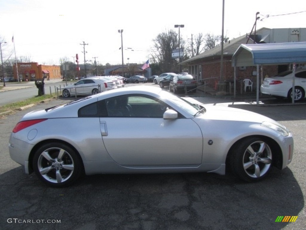 2006 350Z Touring Coupe - Silverstone Metallic / Charcoal Leather photo #11