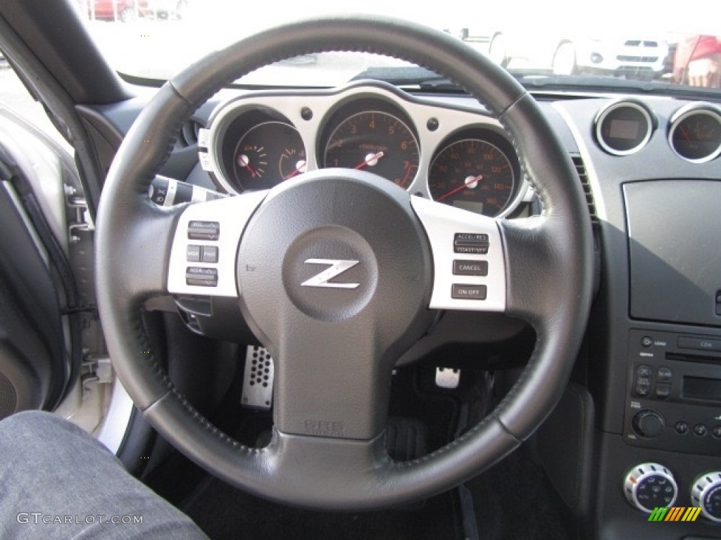 2006 350Z Touring Coupe - Silverstone Metallic / Charcoal Leather photo #15