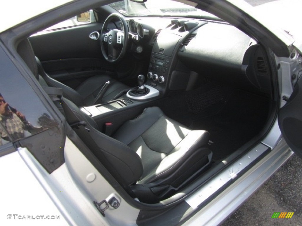 2006 350Z Touring Coupe - Silverstone Metallic / Charcoal Leather photo #19