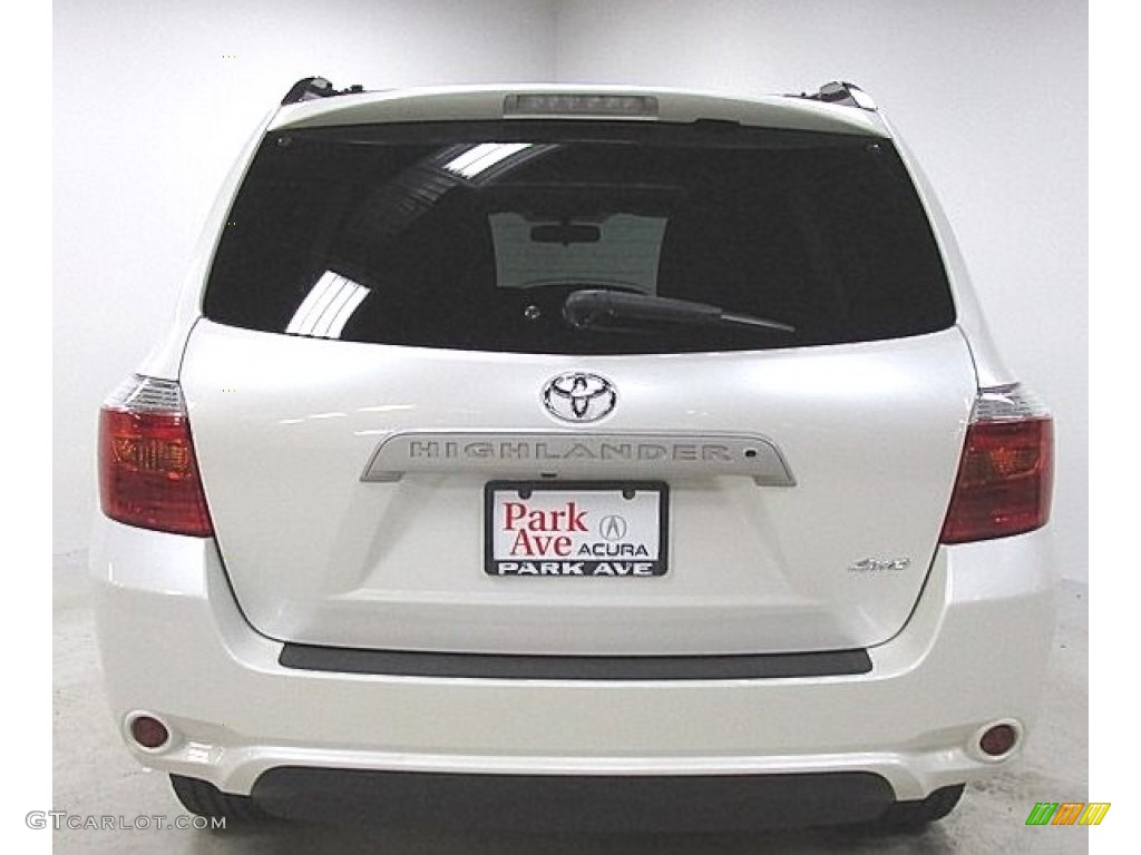 2010 Highlander SE 4WD - Blizzard White Pearl / Sand Beige photo #3