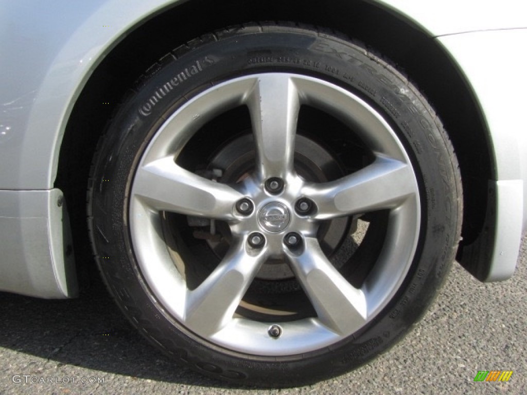 2006 350Z Touring Coupe - Silverstone Metallic / Charcoal Leather photo #23