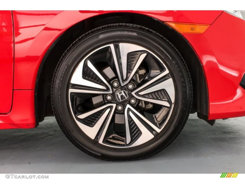 2016 Civic EX-L Sedan - Rallye Red / Black photo #8