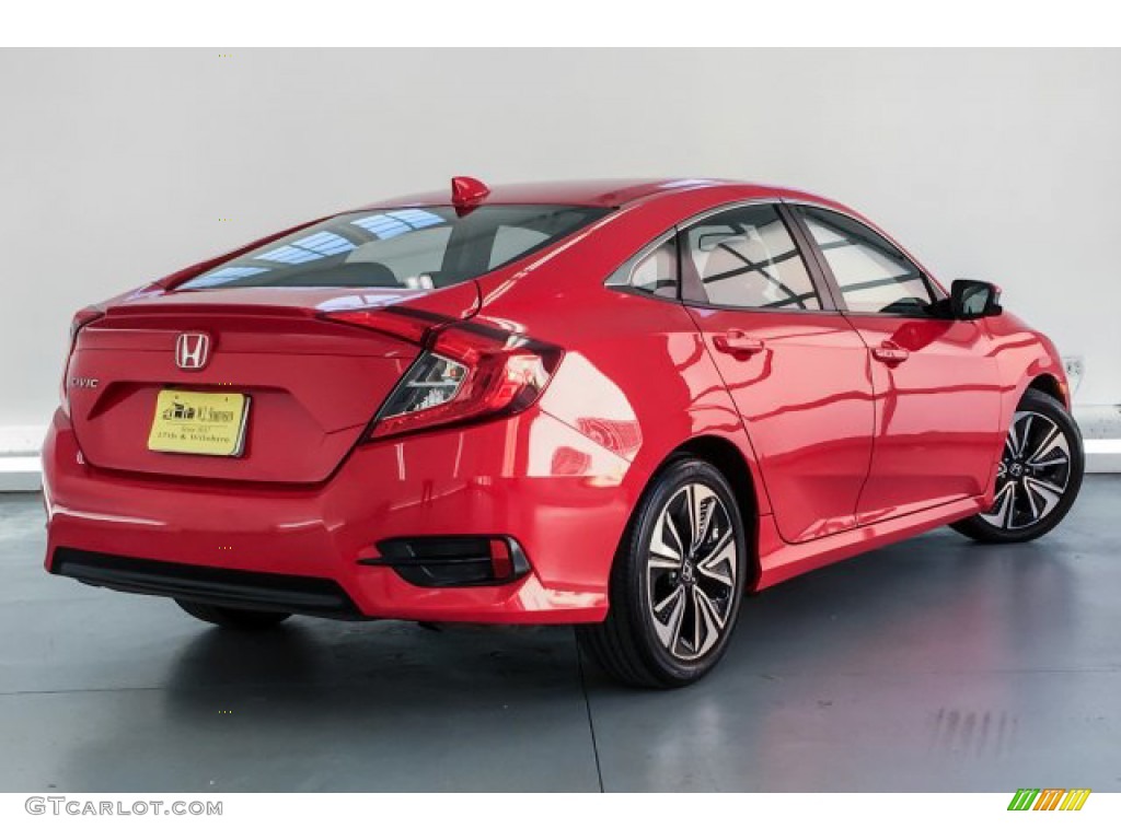 2016 Civic EX-L Sedan - Rallye Red / Black photo #16