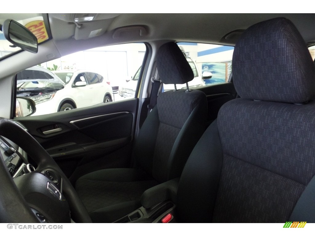 2015 Fit LX - Mystic Yellow Pearl / Black photo #16