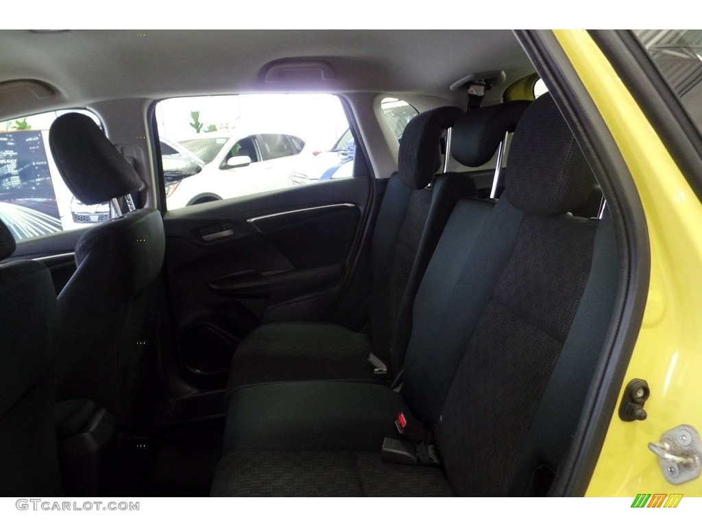 2015 Fit LX - Mystic Yellow Pearl / Black photo #17