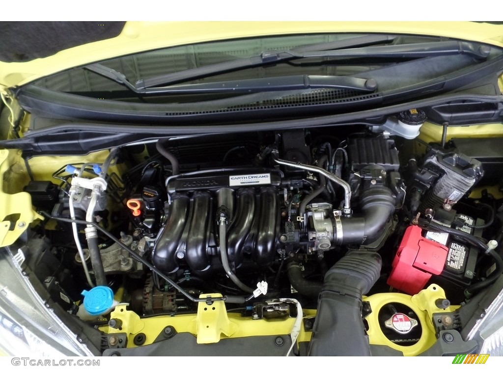 2015 Fit LX - Mystic Yellow Pearl / Black photo #28