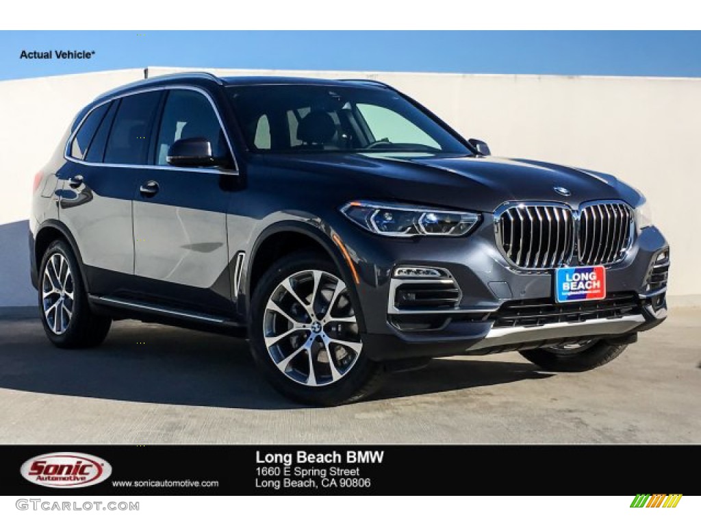 2019 X5 xDrive40i - Arctic Grey Metallic / Black photo #1