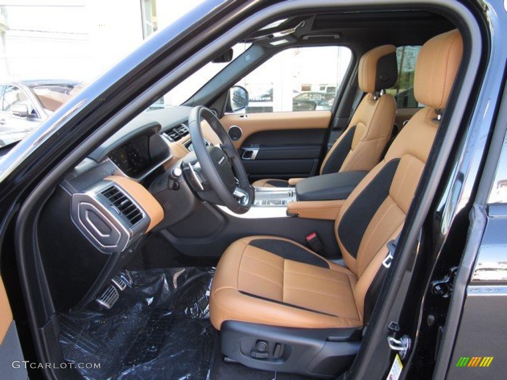 Ebony/Vintage Tan Interior 2019 Land Rover Range Rover Sport Supercharged Dynamic Photo #131172530