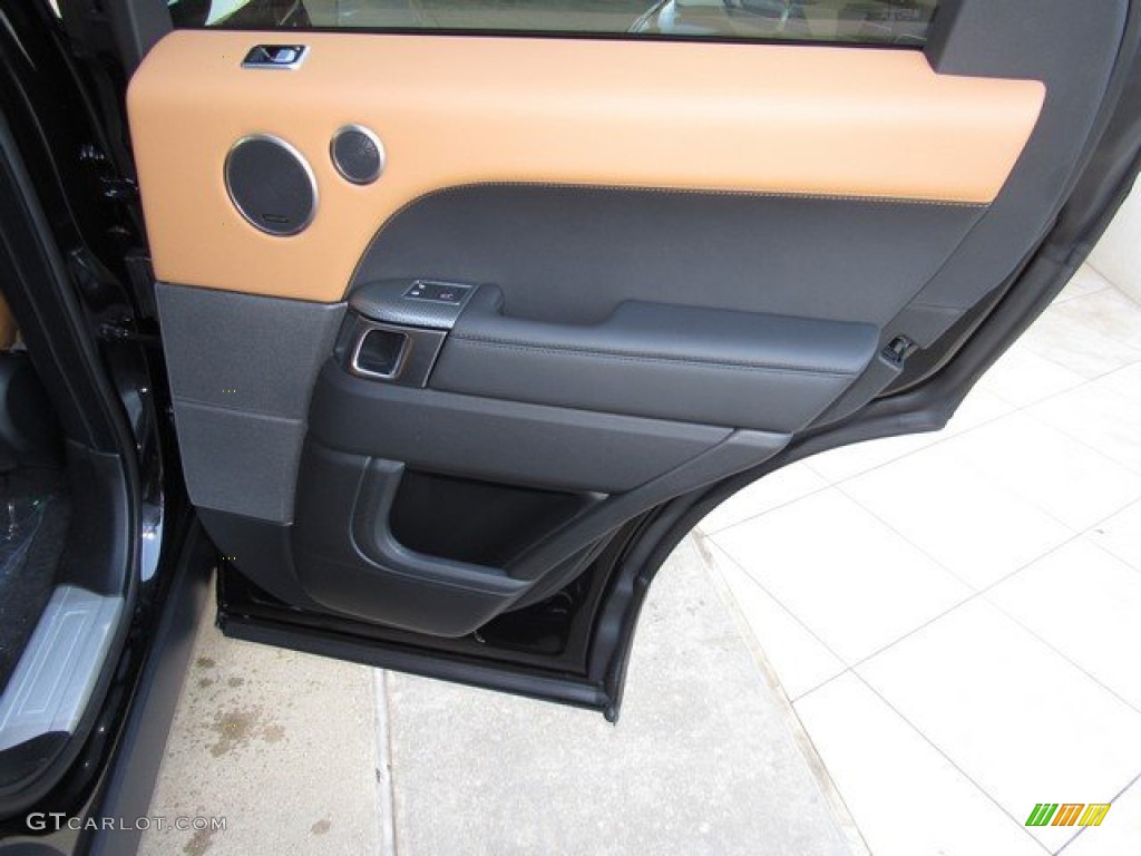 2019 Land Rover Range Rover Sport Supercharged Dynamic Ebony/Vintage Tan Door Panel Photo #131172785